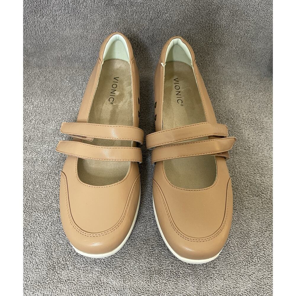 Vionic Calla Woman's Mary Jane Dual hook-and-Loop straps. Size 9.5